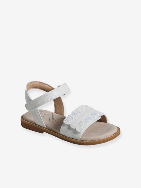Sandales scratchées enfant collection maternelle blanc - vertbaudet enfant 