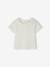 T-Shirt with Collar & Floral Shorts Combo for Newborns ecru - vertbaudet enfant 