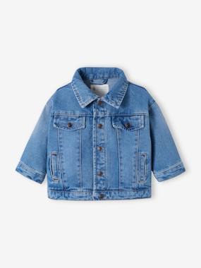 Veste bébé en jean  - vertbaudet enfant
