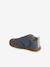 Chaussons à scratchs bébé en cuir souple bleu imprimé+bleu pâle+indigo+marron - vertbaudet enfant 