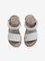 Sandals with Hook-&-Loop Straps for Children, Designed for Autonomy white - vertbaudet enfant 