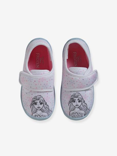 Chaussons fille Disney La Reine des Neiges bleu ciel - vertbaudet enfant 