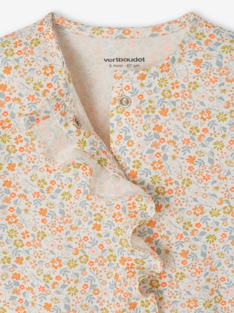 Pack of 2 Pyjamas in Jersey Knit for Babies ecru - vertbaudet enfant 