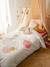 Duvet Cover + Pillowcase Set with Recycled Cotton for Children, Poetry Princess printed white - vertbaudet enfant 