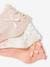 Pack of 3 Pairs of Quarter Socks for Girls nude pink - vertbaudet enfant 