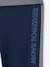 Sports Leggings with Stripe Down the Sides, for Girls Dark Blue+marl grey+navy blue+rosy - vertbaudet enfant 