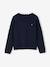 Pull fille personnalisable mandarine+marine+pivoine+vert de gris - vertbaudet enfant 