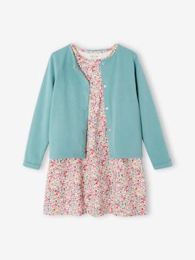 Dress + Jacket Outfit, for Girls  - vertbaudet enfant