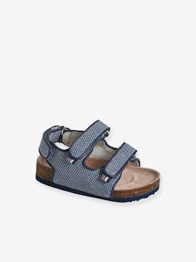 Shoes-Boys Footwear-Sandals-Printed Sandals with Hook-&-Loop Straps for Babies