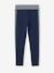 Sports Leggings with Stripe Down the Sides, for Girls Dark Blue+marl grey+navy blue+rosy - vertbaudet enfant 