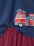 Lot pyjama + pyjashort garçon pompiers bleu océan - vertbaudet enfant 