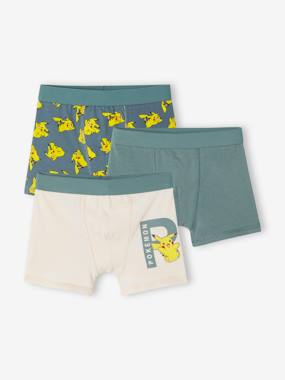 Pack of 3 Pokémon® Boxer Shorts for Children  - vertbaudet enfant