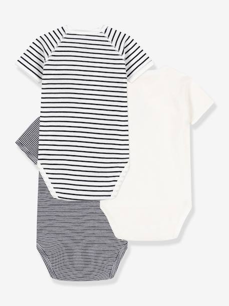 Lot 3 bodies marine - vertbaudet enfant 