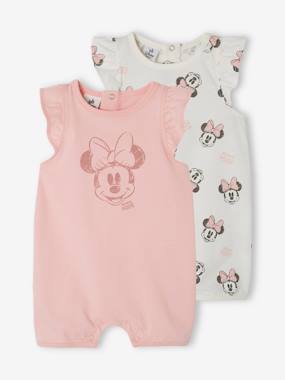 Baby-Bodysuits-Pack of 2 Minnie Mouse Bodysuits for Baby Girls by Disney®