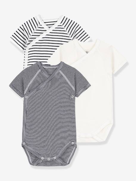 Lot 3 bodies marine - vertbaudet enfant 