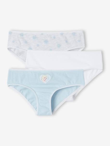 Pack of 3 Briefs, Disney® Frozen sky blue - vertbaudet enfant 