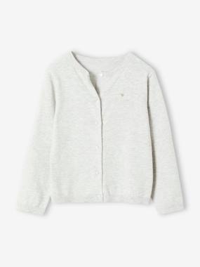 Fine Knit Basics Cardigan for Girls  - vertbaudet enfant
