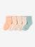 Pack of 5 Pairs of Daisy Socks for Girls peach - vertbaudet enfant 