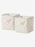 Pack of 2 Essentials Storage Tubs printed white - vertbaudet enfant 