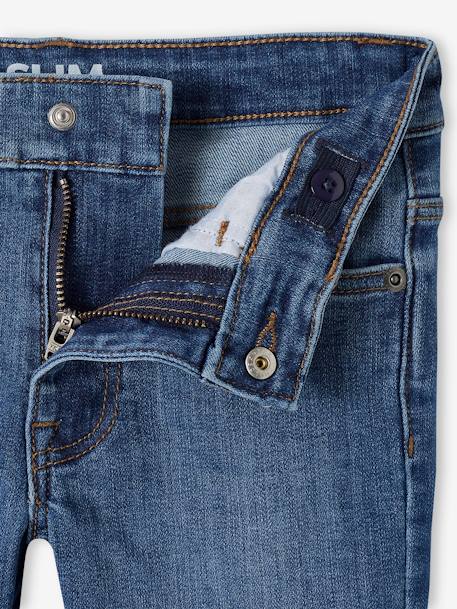 Jean garçon slim indestructible waterless stone - vertbaudet enfant 