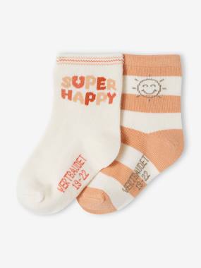 Pack of 2 Pairs of Socks for Baby Boys  - vertbaudet enfant