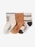 Pack of 3 Pairs of Socks for Baby Boys sandy beige - vertbaudet enfant 