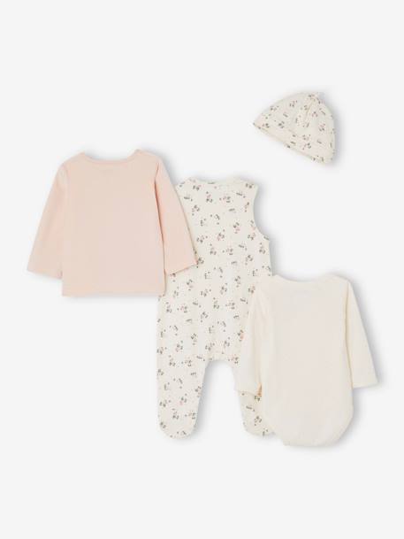 Set of 4 Items for Newborns pale pink+sky blue - vertbaudet enfant 