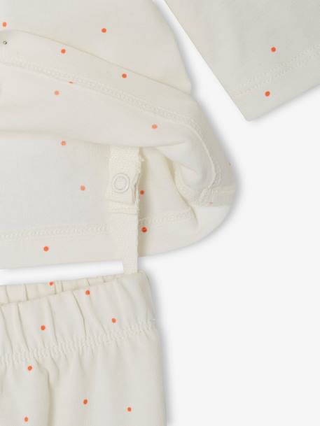 Lot de 2 pyjamas bébé 2 pièces en jersey écru - vertbaudet enfant 