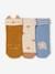 Pack of 3 Pairs of 'Animals' Socks for Babies grey blue - vertbaudet enfant 