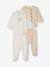 Pack of 2 Pyjamas in Jersey Knit for Babies ecru - vertbaudet enfant 