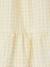 Gingham Skirt with Ruffle for Girls pale yellow - vertbaudet enfant 