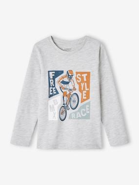 Boys-Top with Graphic Motif