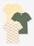 Pack of 3 Short Sleeve T-Shirts by PETIT BATEAU green - vertbaudet enfant 
