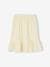 Gingham Skirt with Ruffle for Girls pale yellow - vertbaudet enfant 