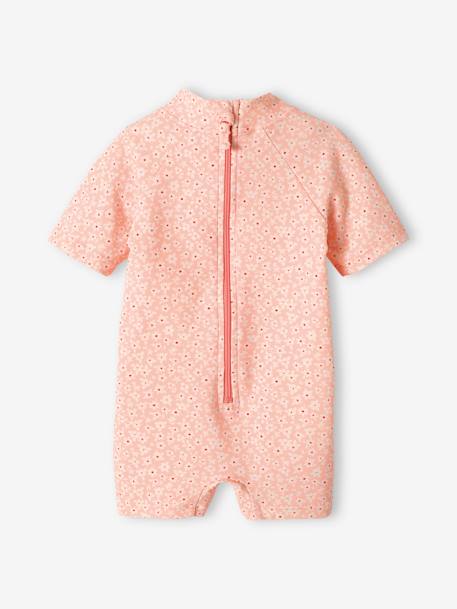UV Protection Swimsuit for Baby Girls apricot - vertbaudet enfant 