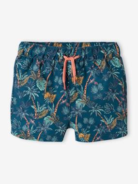 Baby-Printed Swim Shorts for Baby Boys