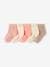 Pack of 5 Pairs of Socks with Scintillating Details for Baby Girls, BASICS pale pink - vertbaudet enfant 
