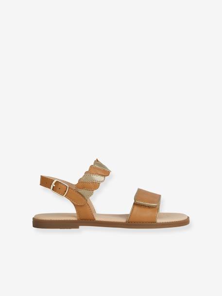 Sandals for Children, J4535 Karly Girl by GEOX® brown - vertbaudet enfant 