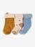 Lot de 3 paires de chaussettes 'animaux' bébé bleu grisé - vertbaudet enfant 