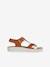 Sandals for Children, J45EA Costarei Girl by GEOX® brown - vertbaudet enfant 