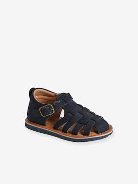 Sandales bébé cuir fermées à boucle  - vertbaudet enfant