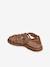 Sandales fermées cuir enfant collection maternelle ocre - vertbaudet enfant 
