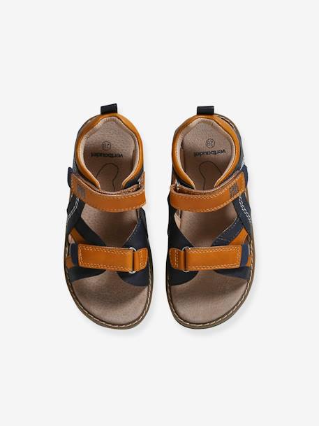 Open Sandals for Children, Designed for Autonomy navy blue - vertbaudet enfant 
