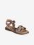 Leather Sandals for Children, Designed for Autonomy ochre - vertbaudet enfant 