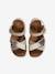 Sandales ouvertes cuir enfant or - vertbaudet enfant 