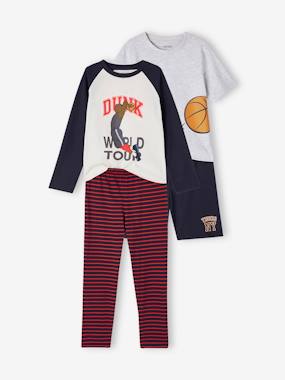 Trainers Pyjamas + Short Pyjamas Pack for Boys  - vertbaudet enfant