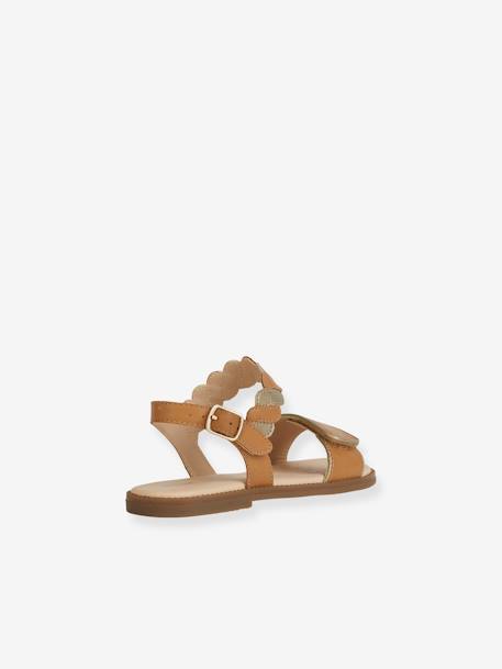 Sandals for Children, J4535 Karly Girl by GEOX® brown - vertbaudet enfant 