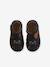 Sandales bébé cuir à scratchs fermées acajou+marine+or+rose - vertbaudet enfant 