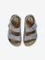 Sandales fille Disney La Reine des Neiges GRIS CLAIR METALLISE - vertbaudet enfant 
