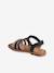 Leather Sandals with Hook-&-Loop Fastening for Toddlers set blue+white - vertbaudet enfant 